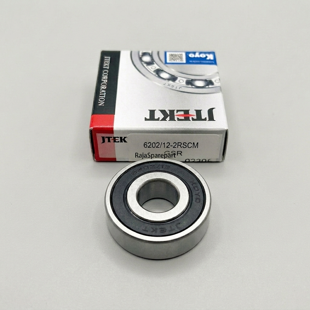 Bearing motor 6202 2RS 12 mm Tutup Karet 6202-12 2RS Koyo 12 x 35 x 11