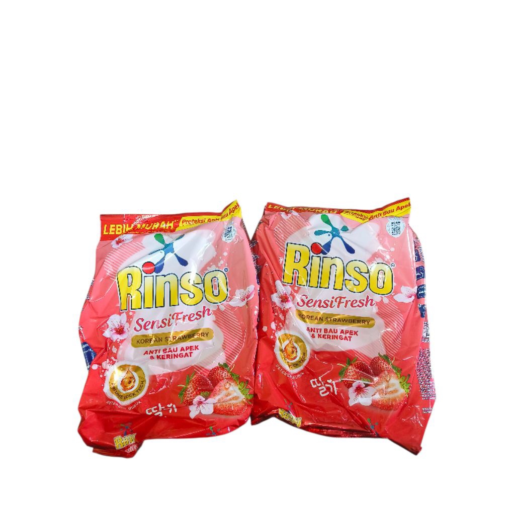 Rinso bubuk Strawberry 1,5kg 1 karton