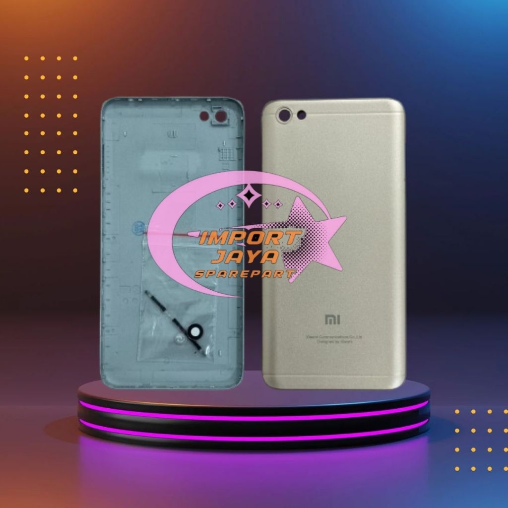 BACKDOR / TUTUP BELAKANG REDMI NOTE 5A ORIGINAL