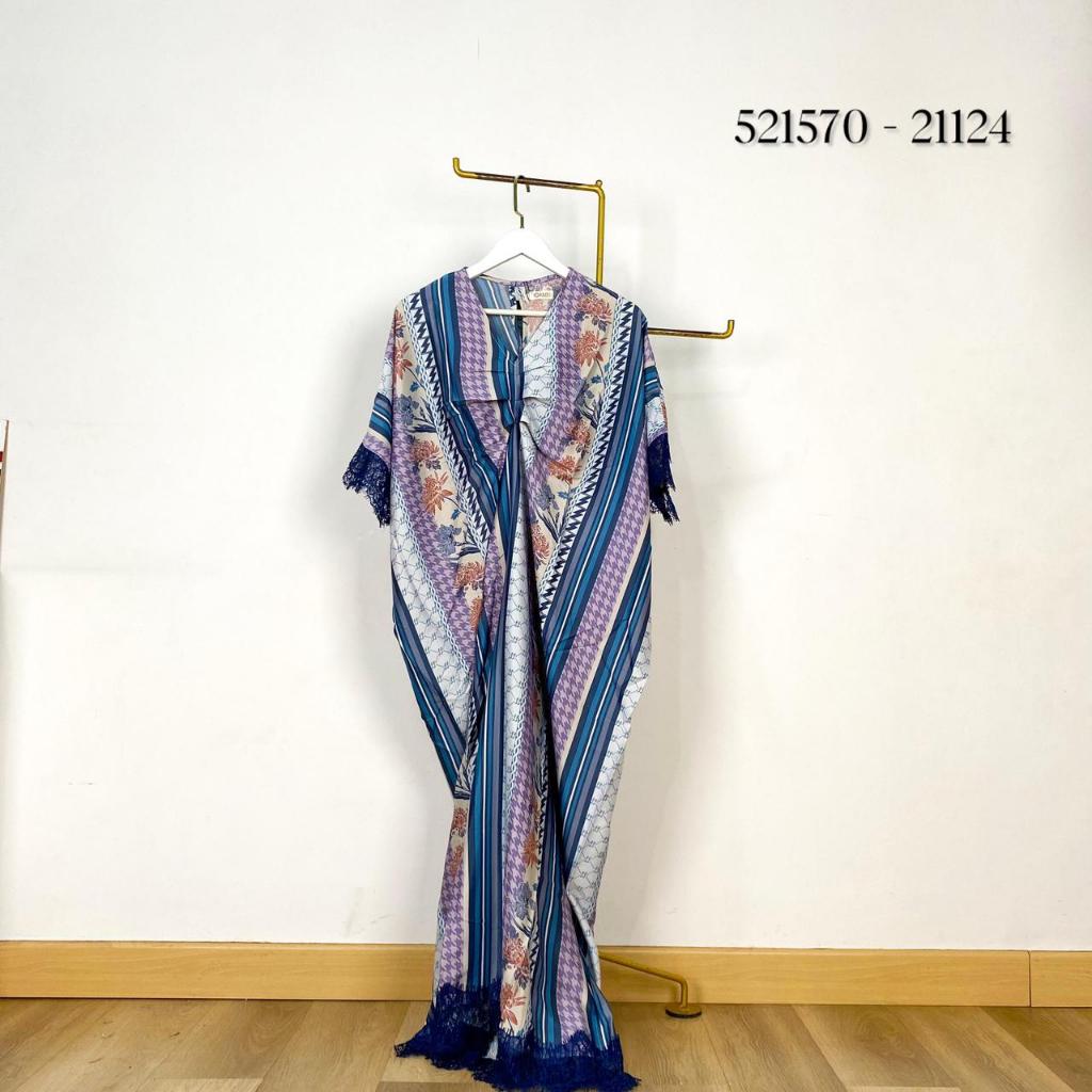 521570 - 21124 LONG MAXI KAFTAN MIX BROKAT EXTU HERITAGE PREMIUM GAMIS KALONG SLIKY SATIN LICIN FULL