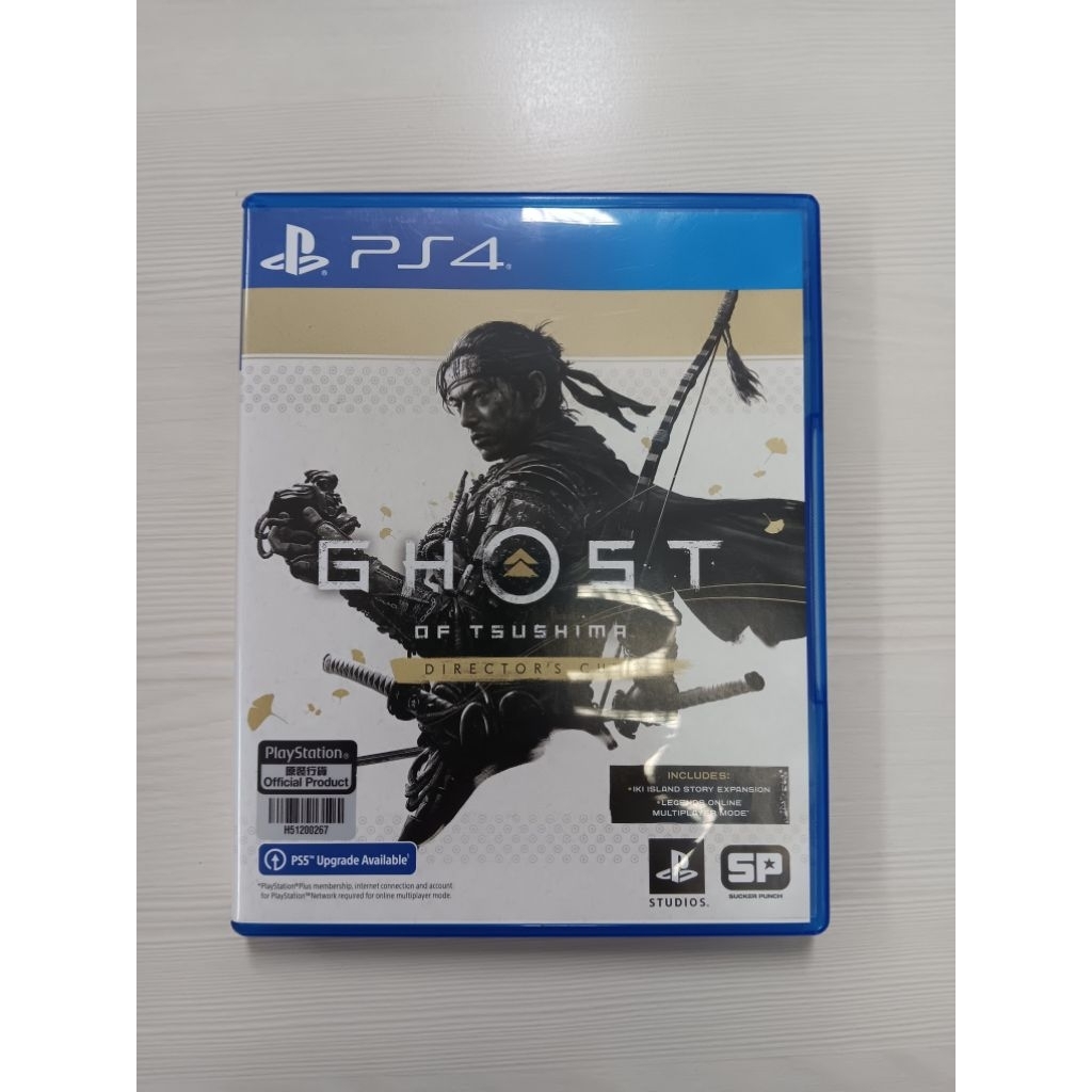 BD KASET PS4 GHOST OF TSUSHIMA REGION 3 - GAME PS4 - ORIGINAL PLAYSTATION - BEKAS SECOND MULUS - PRE