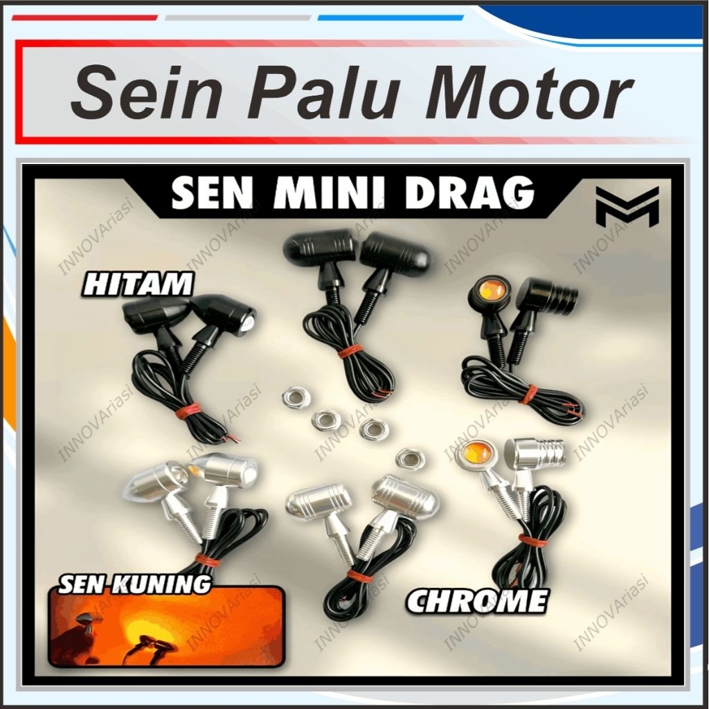 LAMPU SEIN LED MATA ELANG MOTOR MODEL PALU LANCIP DRAG MINI