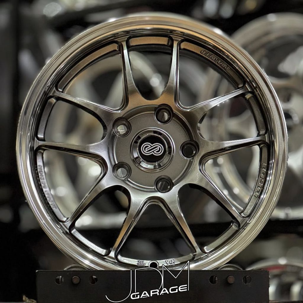 velg ENKEI PF01 FLOW FORMING r15 lebar 6,5 pcd 5x114,3 et 40 velg mobil ring 15 pnp mobil r15 reborn