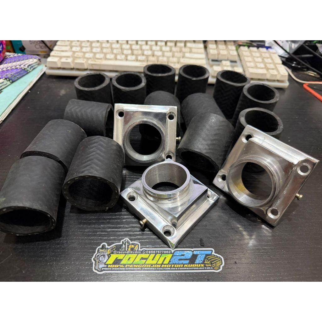 MANIPOL INTAKE RX KING PIRAMID PWK PWM 38 LURUS MASUK FILTER