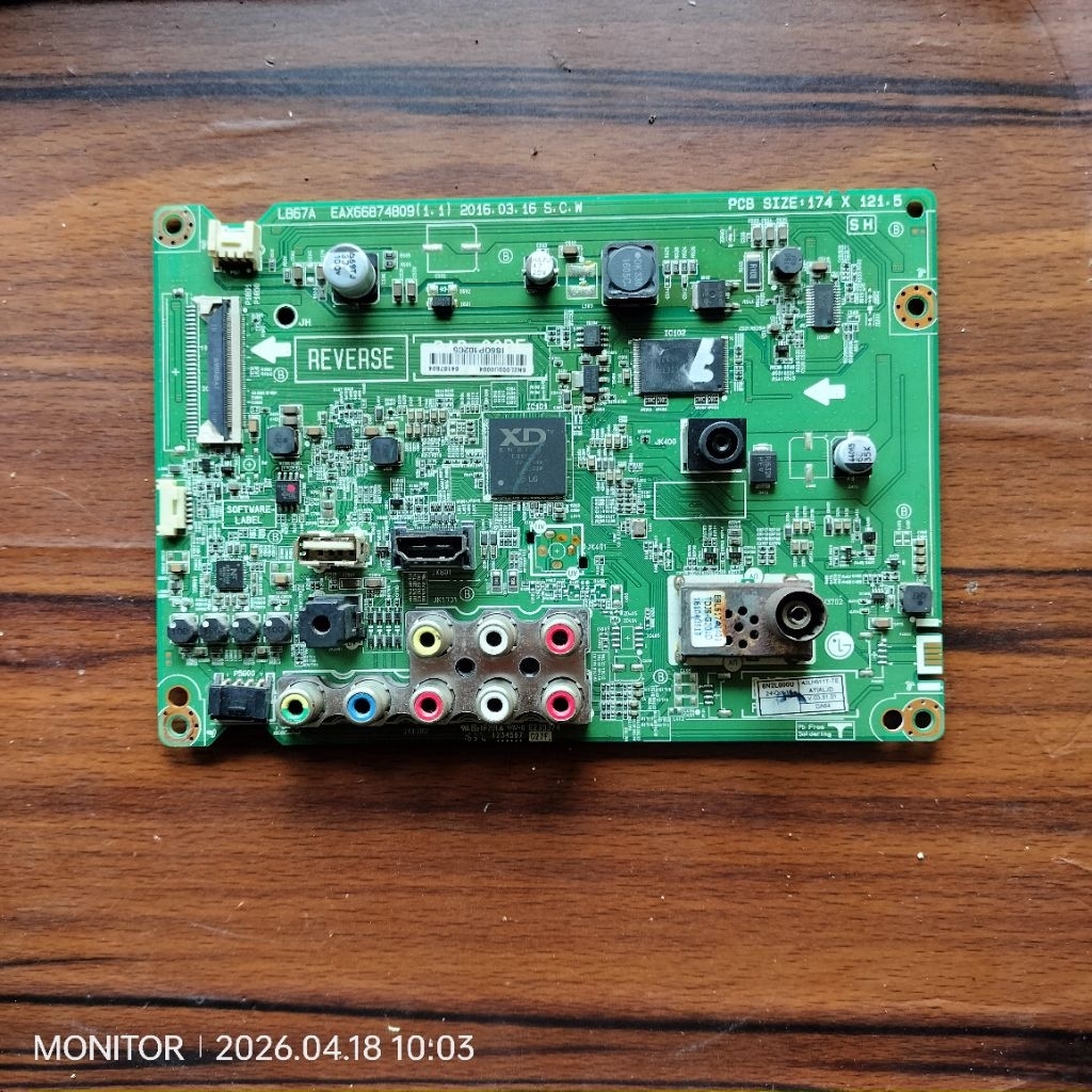 MB MOBO MAINBOARD MESIN TV LG 43LH511T