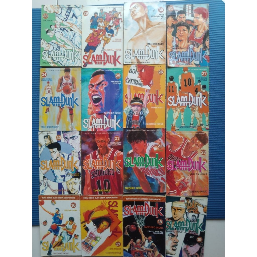 Komik SLAMDUNK buku 1 - 31 Tamat oleh Takehiko Inoue komik manga