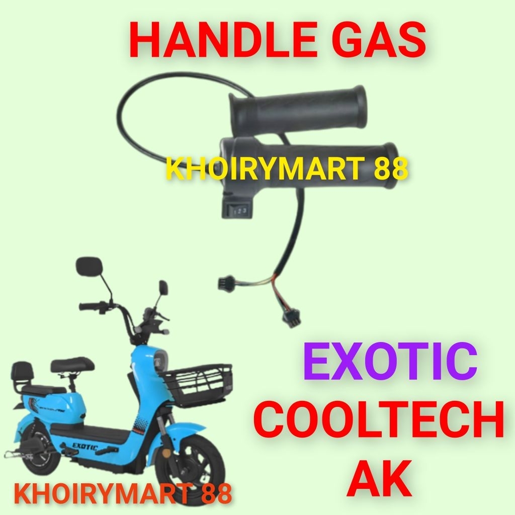 handle gas exotic cooltech ak throttle gas sepeda listrik exotic cooltech ak