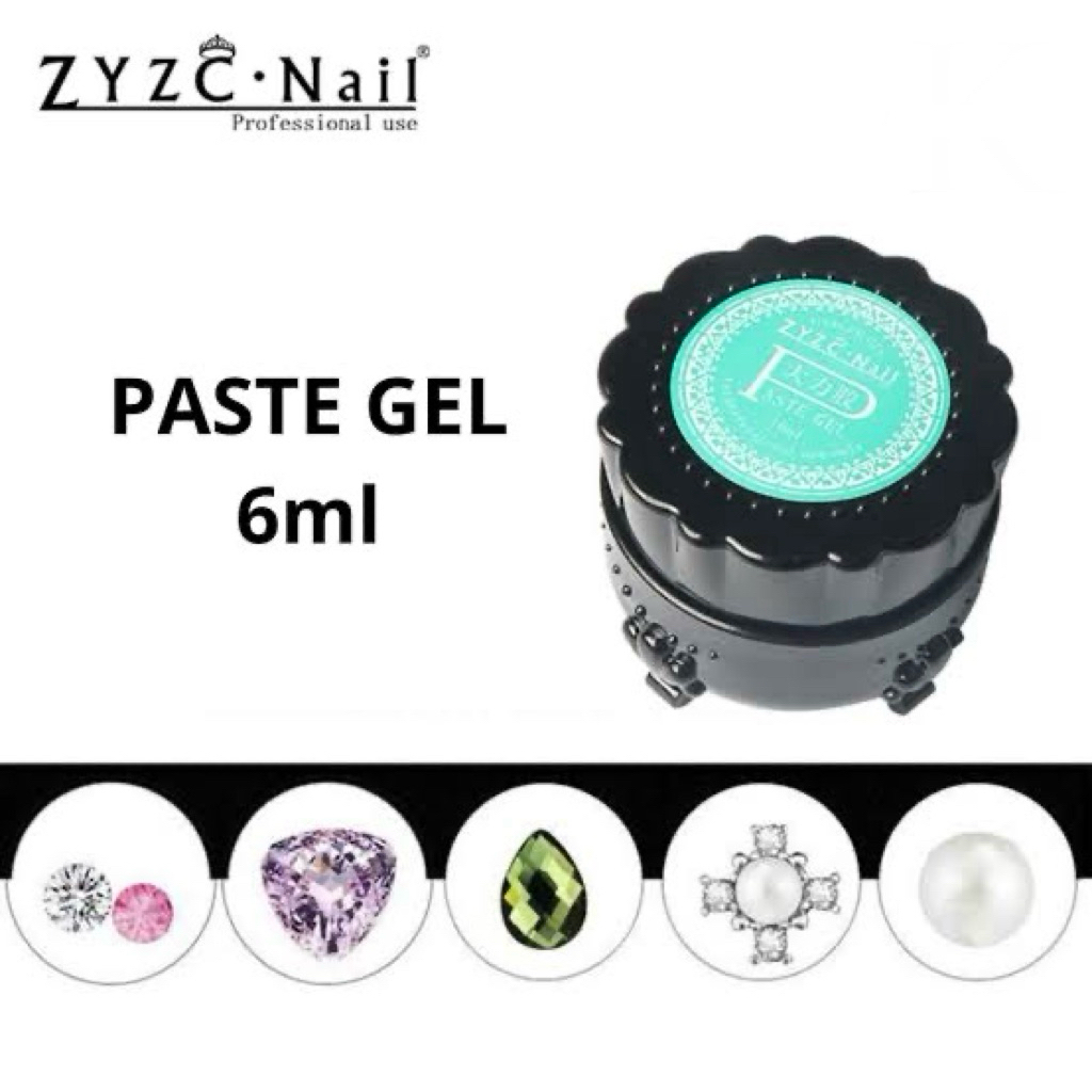 ZYZC paste gel nail glue for accessories