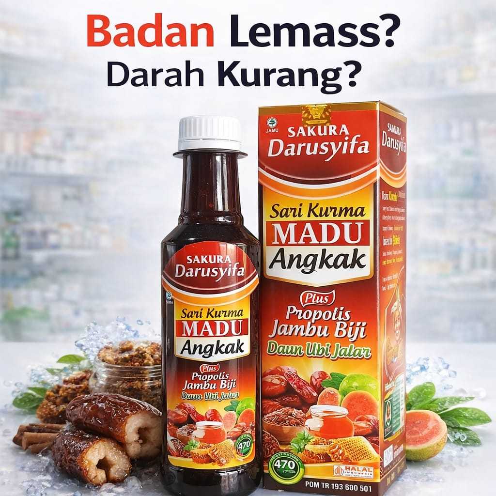 Sari Kurma Darusyifa - Sari Kurma Angkak - Sari Kurma Angkak Plus Jambu Biji