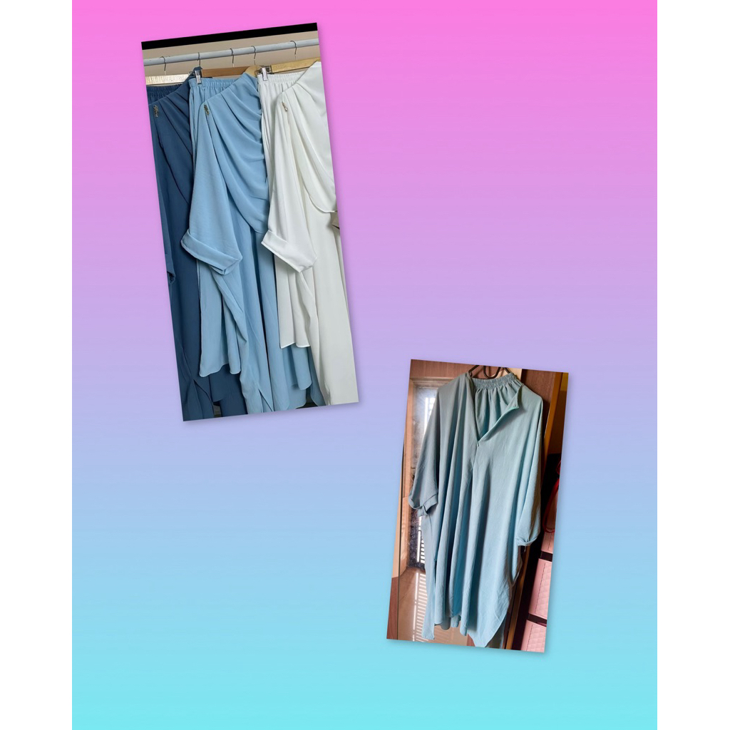 abaya kaftan one set