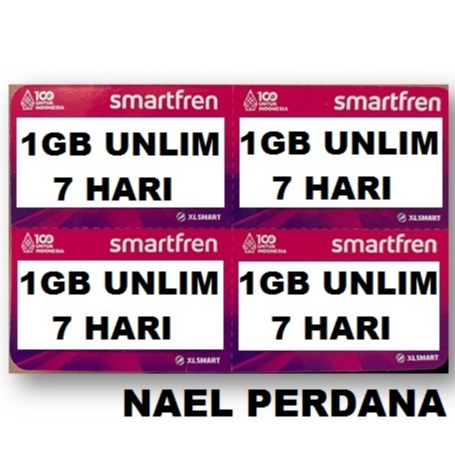 VOUCHER SMARTFREN UNLIMITED 1GB 7HARI