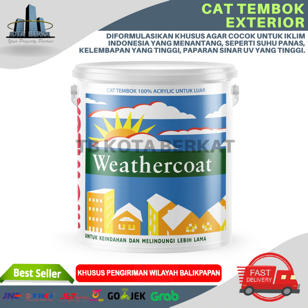 CAT MOWILEX WEATHERCOAT / CAT TEMBOK EKSTERIOR MOWILEX 1L