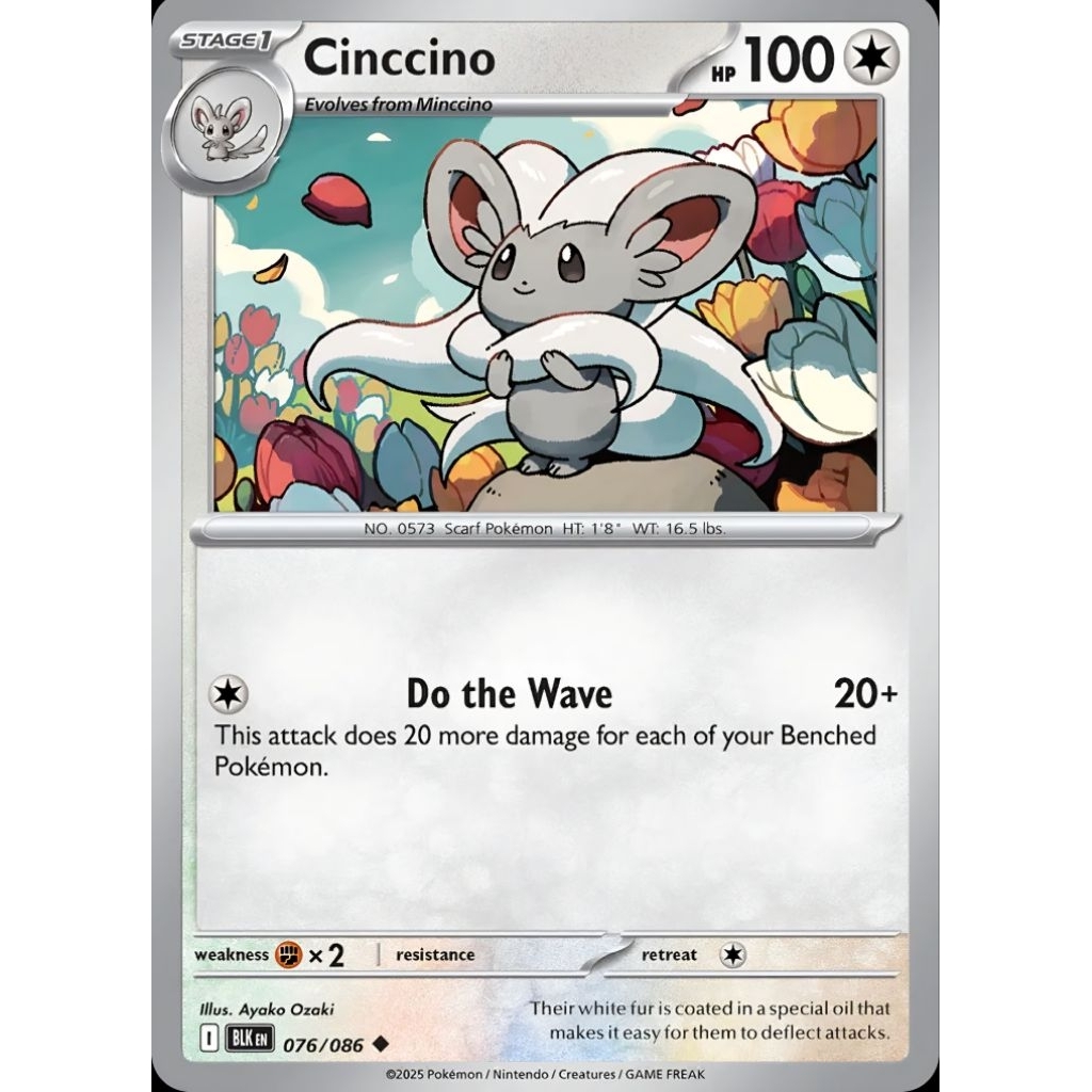 Tcg Pokemon Cinccino BLK Eng