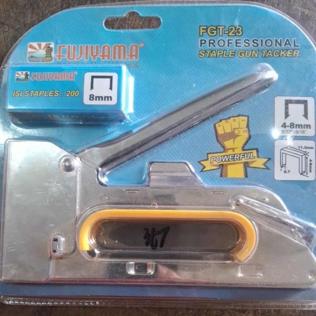 Staples Stapler Hekter gun tembak r23 seperti rapid