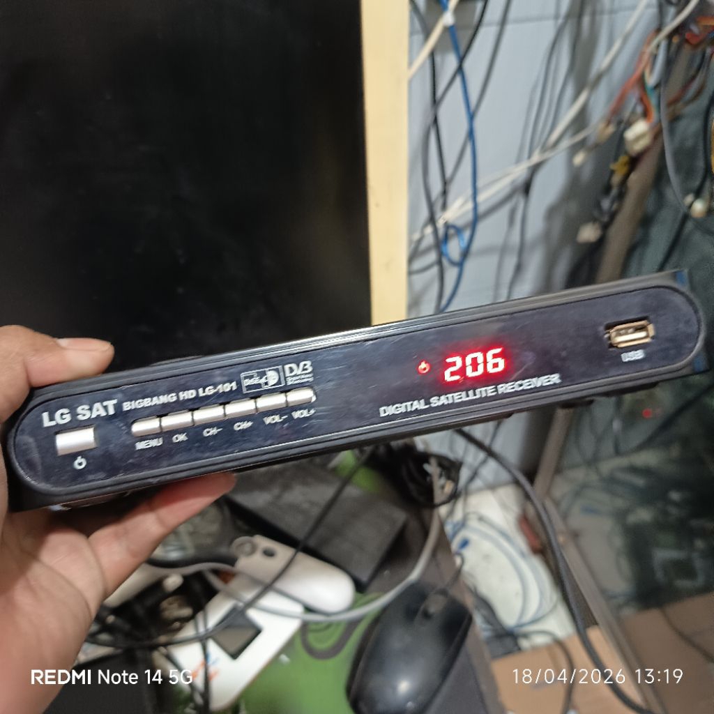 Reciever tv LGsat bigbang HD LG-101 Parabola