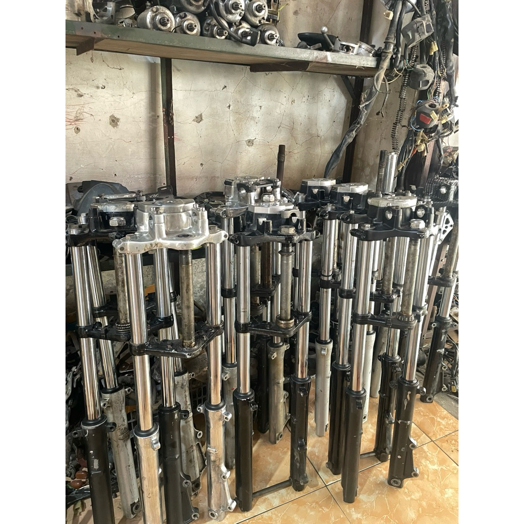 shock depan megapro primus shock beaker original copotan motor