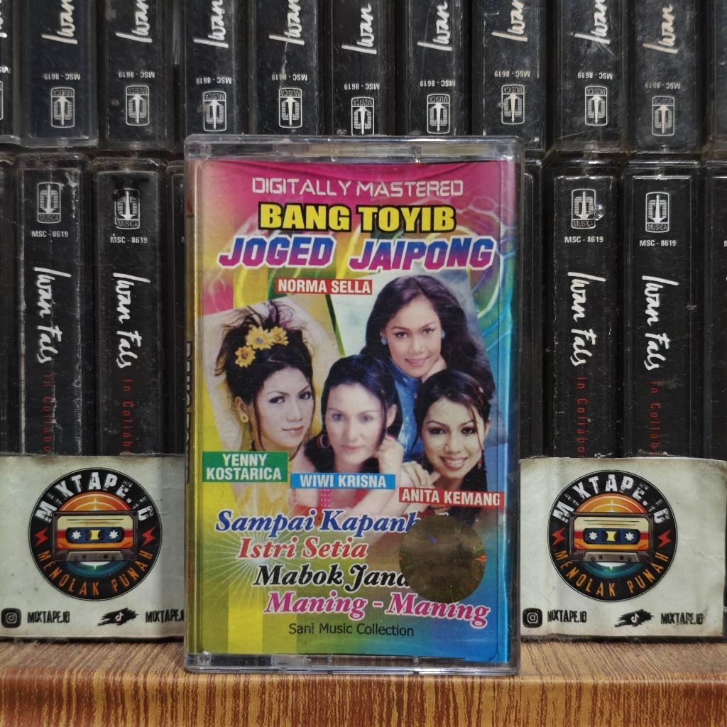 Kaset - Bang Toyib - Joged Jaipong - Dangdut - Kompilasi Indonesia - Radio Tape - Kaset Pita - Radio