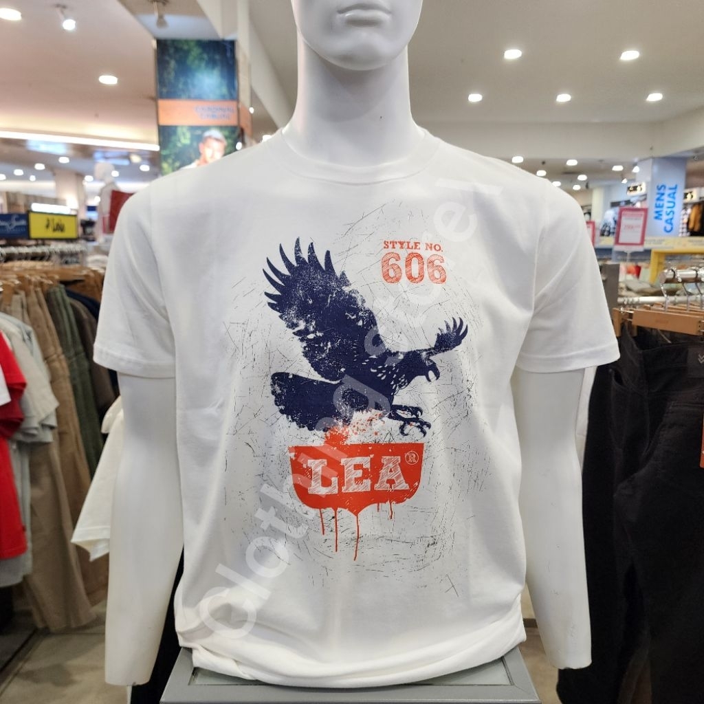 LEA ORIGINAL kaos pria lengan pendek putih 231.02.HF.00
