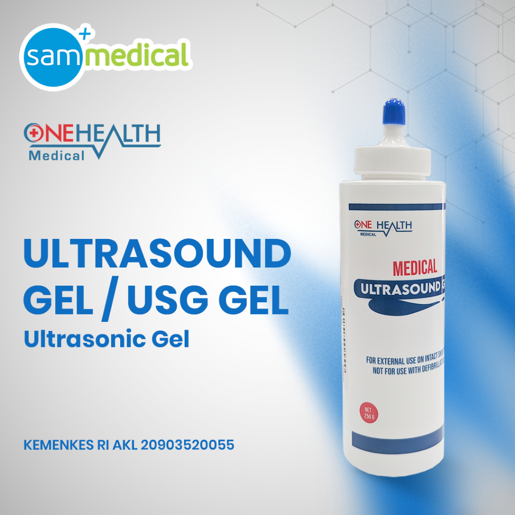 Onehealth USG Gel Transparant / Ultrasonic Gel / USG Gel Doppler - 250ml / Gel USG Bening