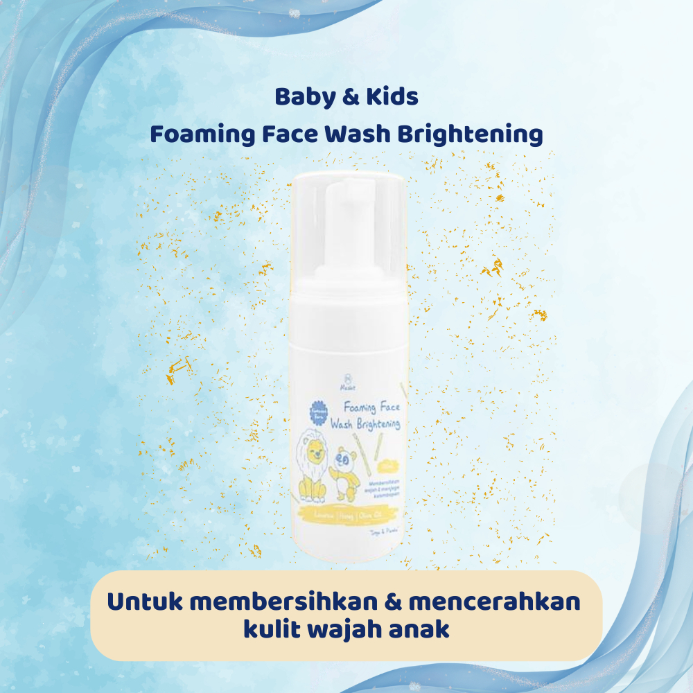 Kids & Baby Foaming Face Wash Brightening - Sabun Cuci Muka Wajah Foam Anak Bayi