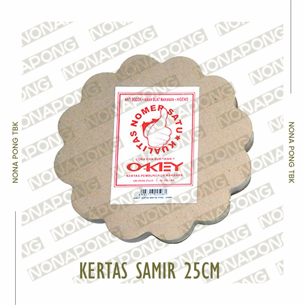 Kertas Nasi | kertas nasi Bunga Bulat  | kertas nasi Coklat | kertas nasi Alas Piring | kertas samir