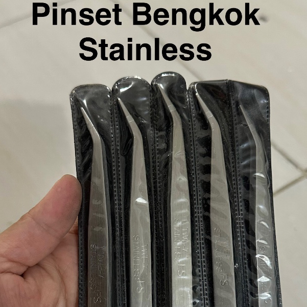 PINSET Benang Stainless PINSET Bengkok Pinset serbaguna