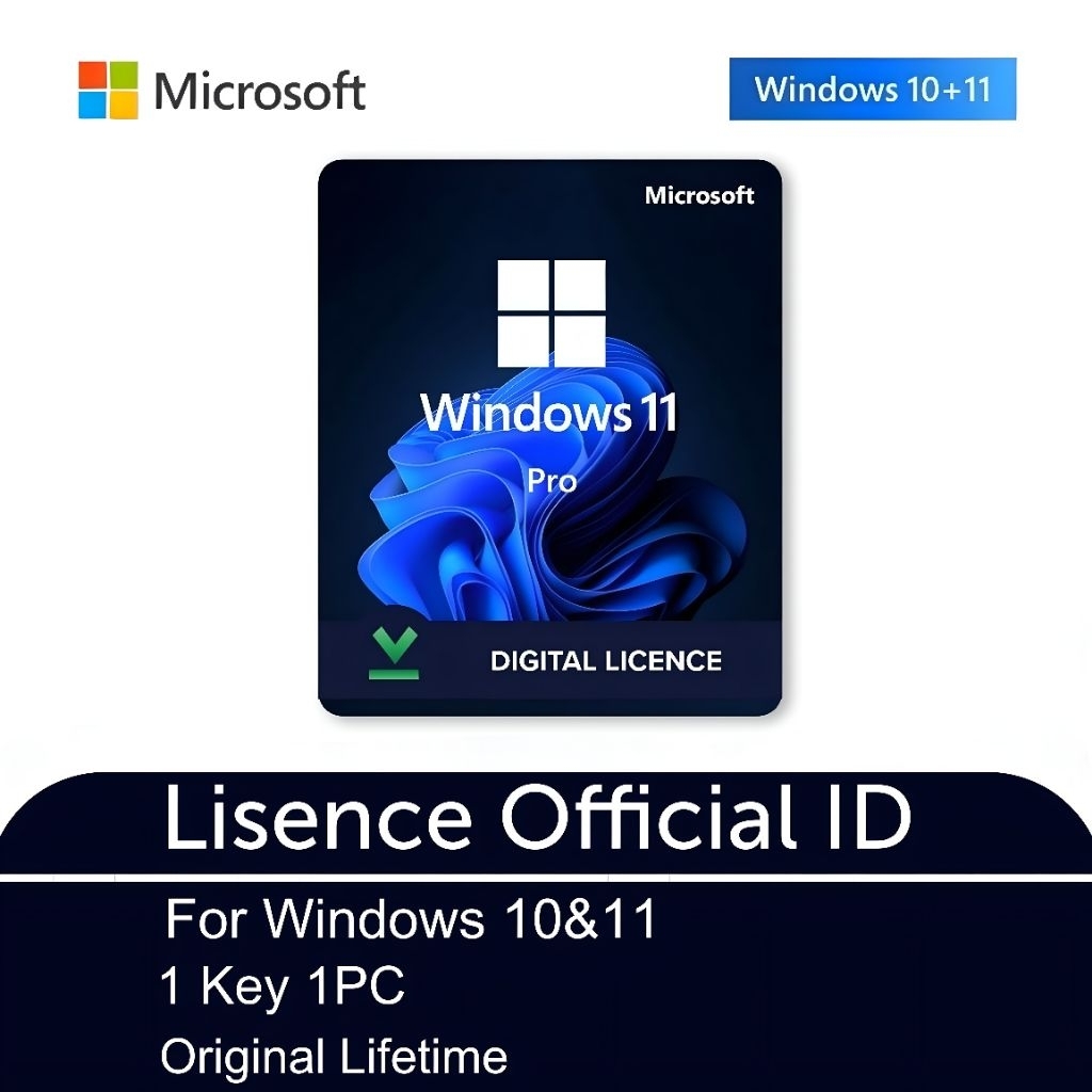 Windows 10 | 11 Pro Lisensi Original Lifetime