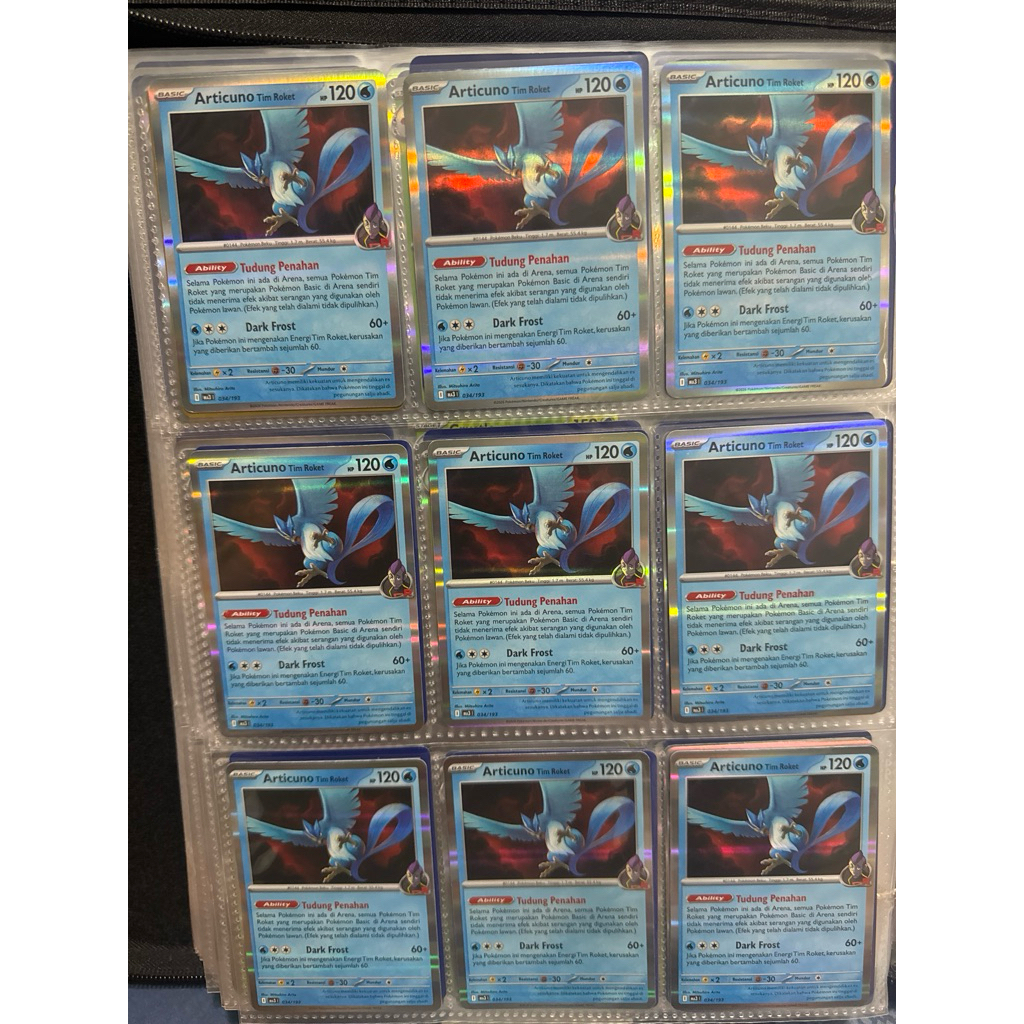 Kartu pokemon TCG original Articuno holo