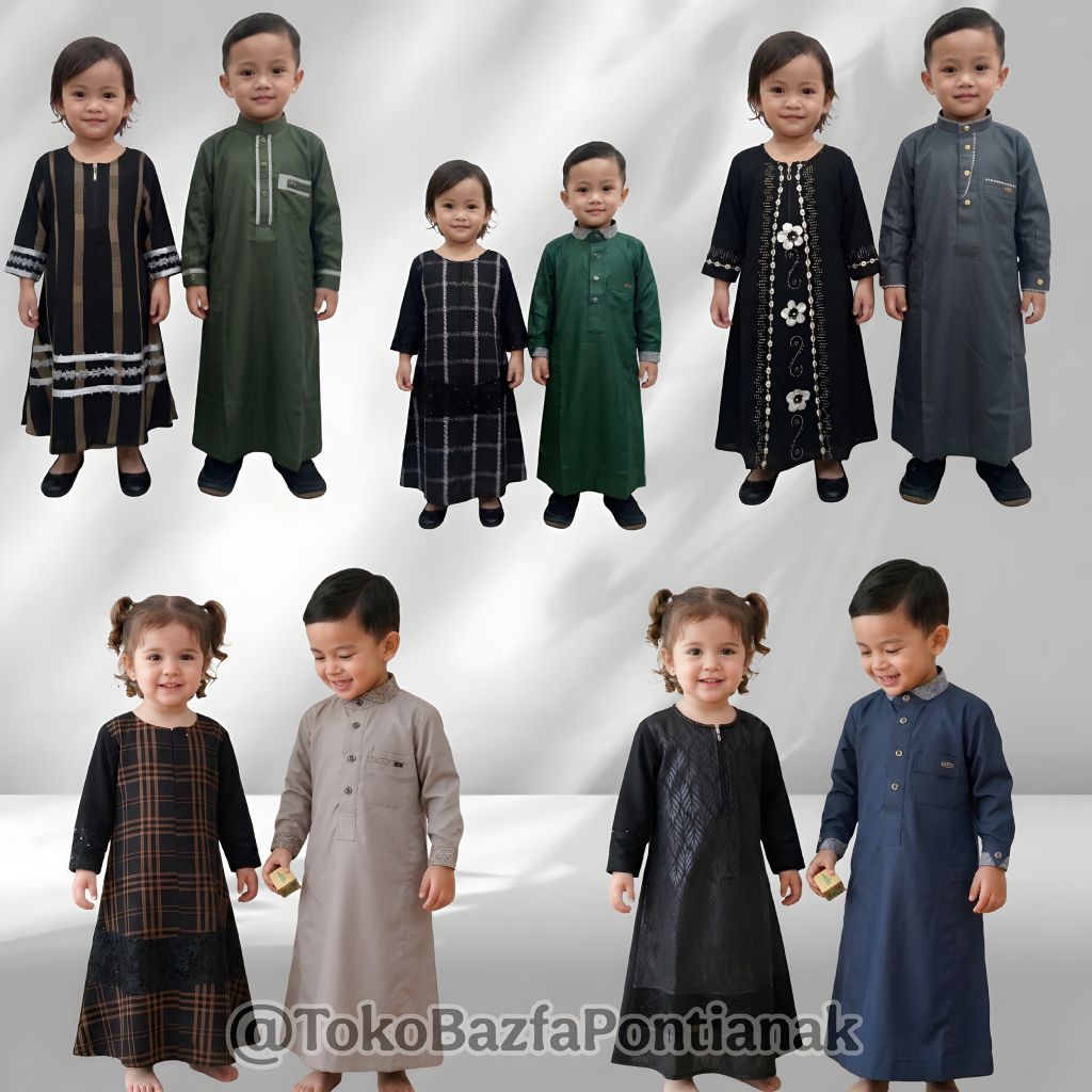 Abaya Dan Gamis Cowok Set// gamis satu set cowok cewek