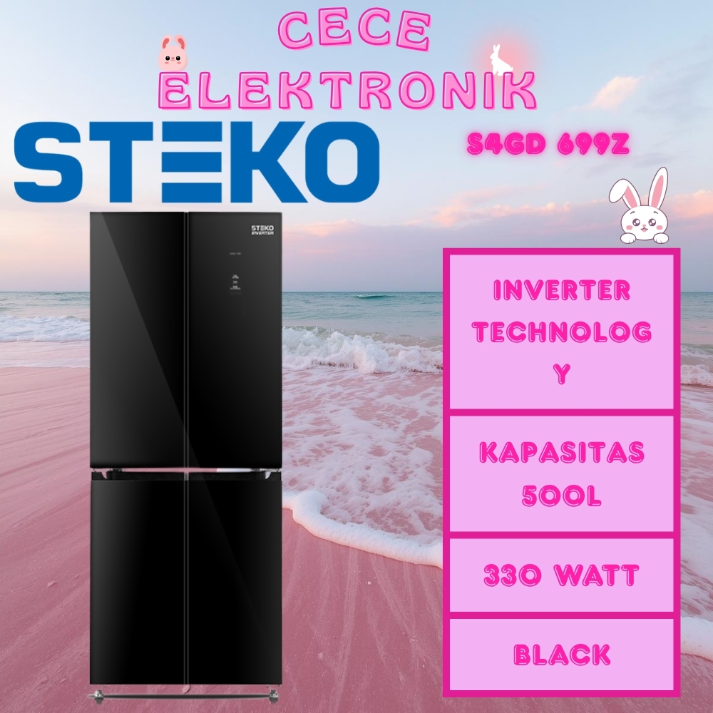 KULKAS STEKO 4 PINTU 500L S4GD-699Z