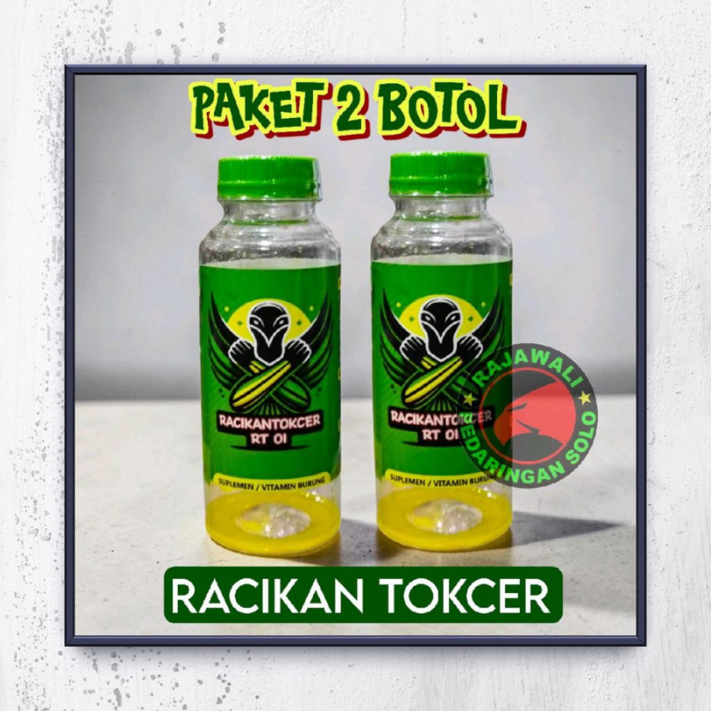 PAKET 2 BOTOL RACIKAN TOKCER OM IWAN UNTUK BURUNG BERKICAU VITAMIN BURUNG BERKICAU KENARI SOGON PLEC