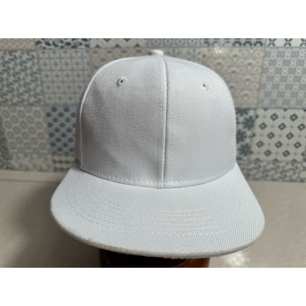 Topi Second Brand Branded Putih Polos By Premium Headwear Original Full Tag