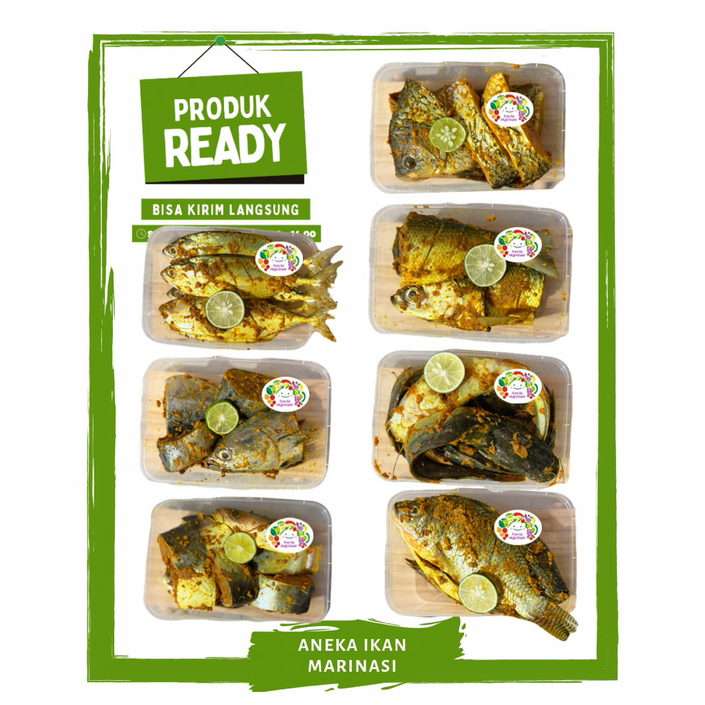 Ikan Marinasi / Mujaer / Belut / Lele / Gurami / Bandeng / Kembung / Patin / Tongkol / Kuniran / Kak