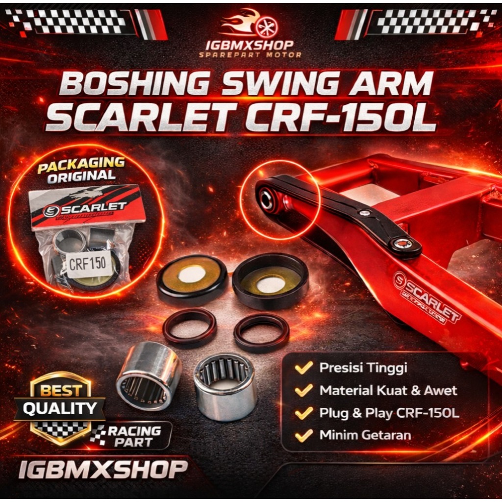 Boshing Swing Arm CRF‑150 "Original Scarlet"