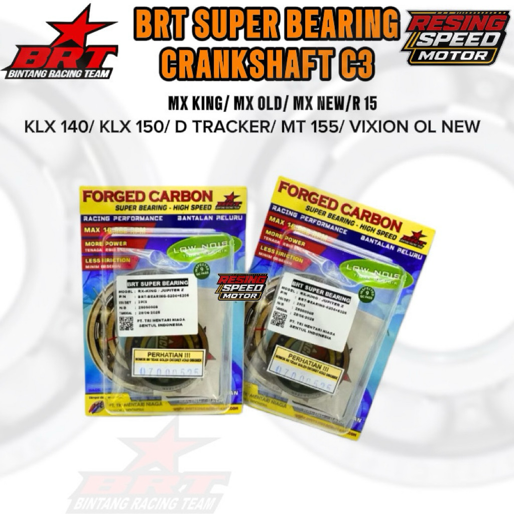 SUPER BEARING BRT CRANKSHAFT MX KING KLX VIXION