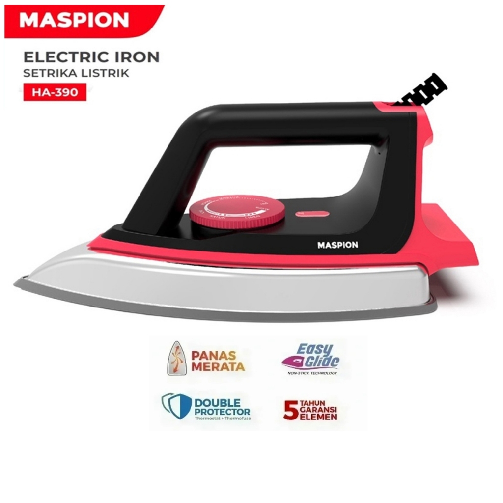 Setrika Maspion HA 390 Setrika Listrik Maspion Anti Lengket