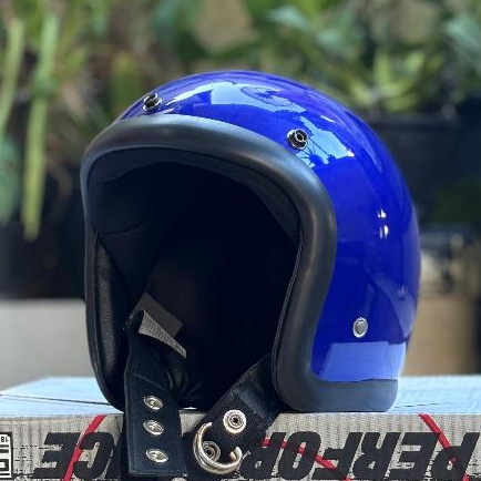 Helm Slimhead Custom Tx500 Classic Biru