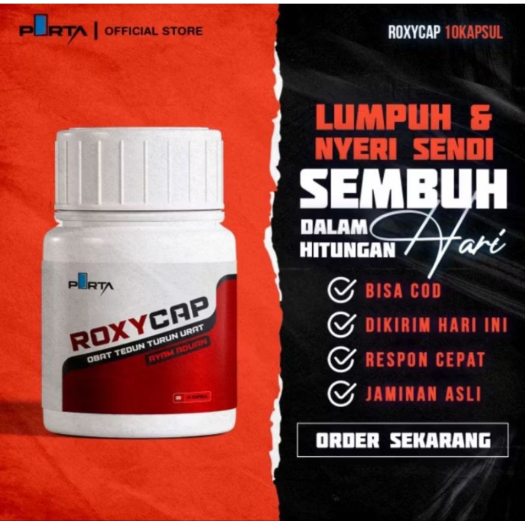 ROXYCAP OBAT PINCANG AYAM LUMPUH TEDUN NYERI SENDI KHUSUS AYAM ADUAN