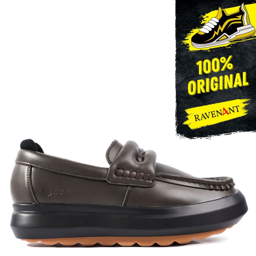 WANDER ETC Uptown Coffee Black ORIGINAL - Sepatu Loafers Pria/Wanita