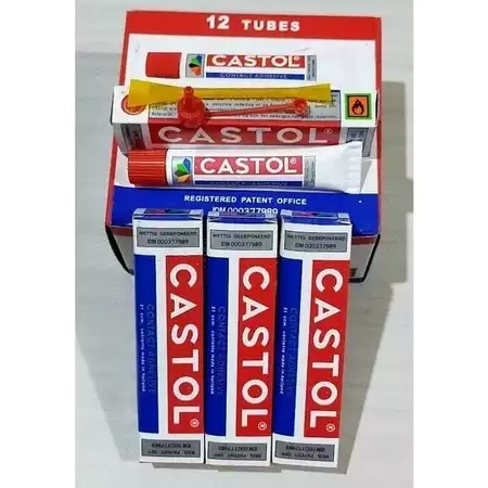 GROSIR Lem Castol Tanggung 21cc 1 Pack isi 12 Pcs TERMURAH
