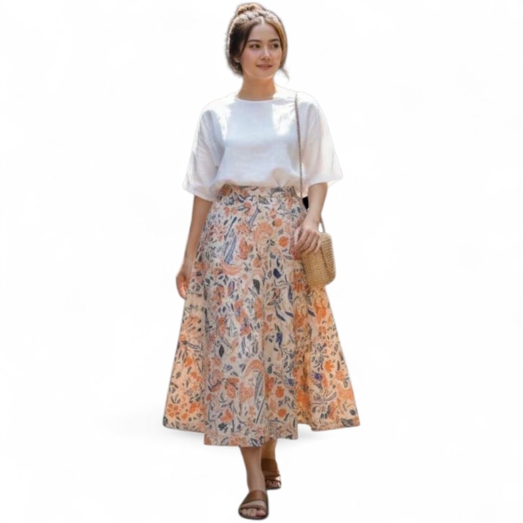 Rok batik wanita bawahan / Skirt rok panjang