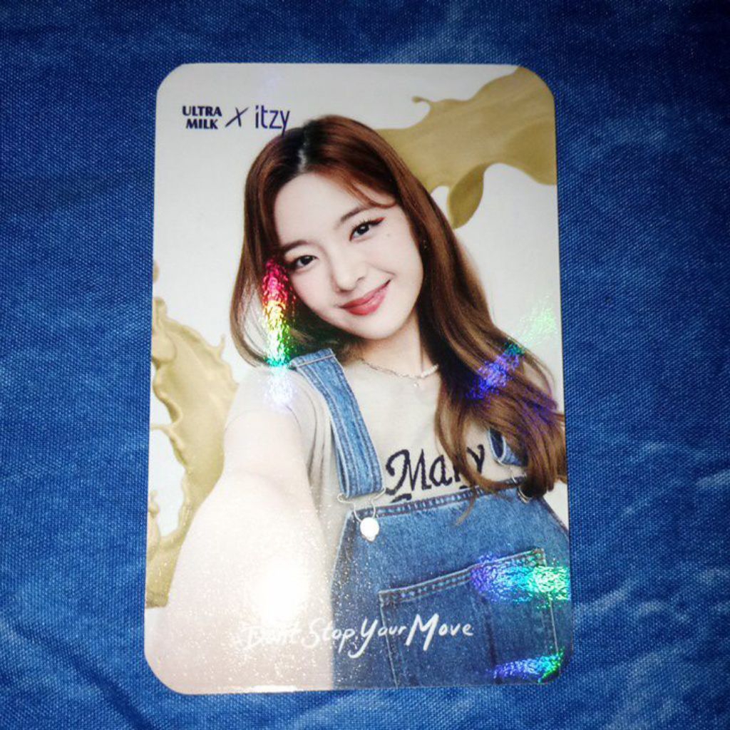 Photocard Lia itzy x ultra milk