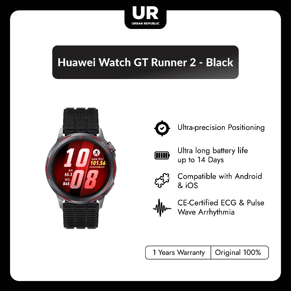 Huawei Watch GT Runner 2 - Black