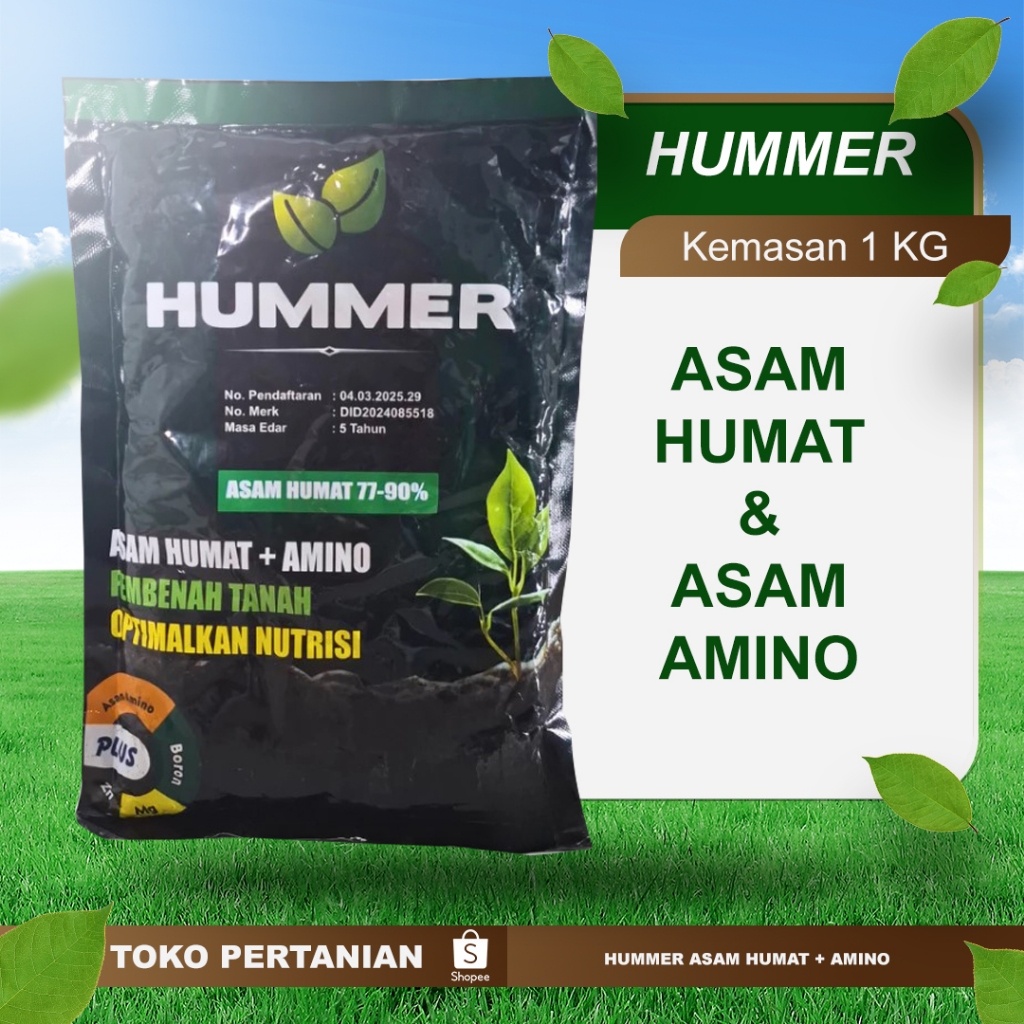 HUMMER PUPUK NUTRISI UNTUK TANAMAN PUPUK ASAM HUMAT ASAM AMINO