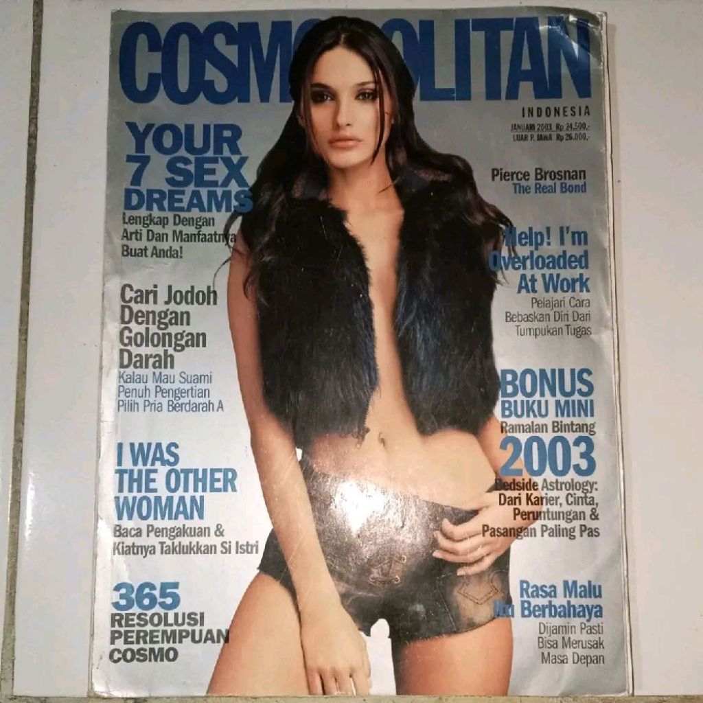 majalah cosmopolitan Indonesia Januari 2003