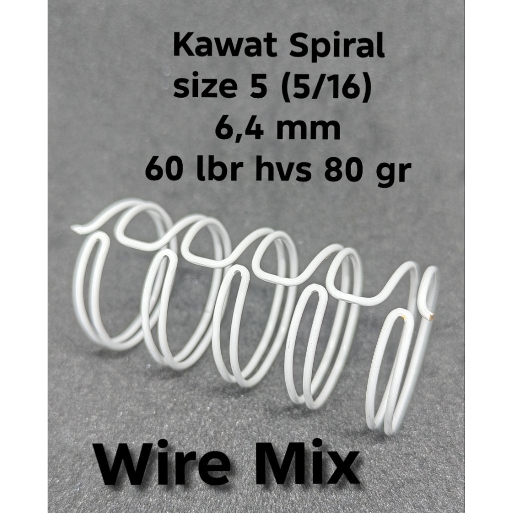 Kawat Spiral JBI A4  no. 5 (5/16)