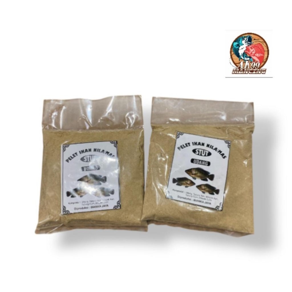 Stut Udang Pelet Ikan Nila / Mas - Umpan Pancing Ikan