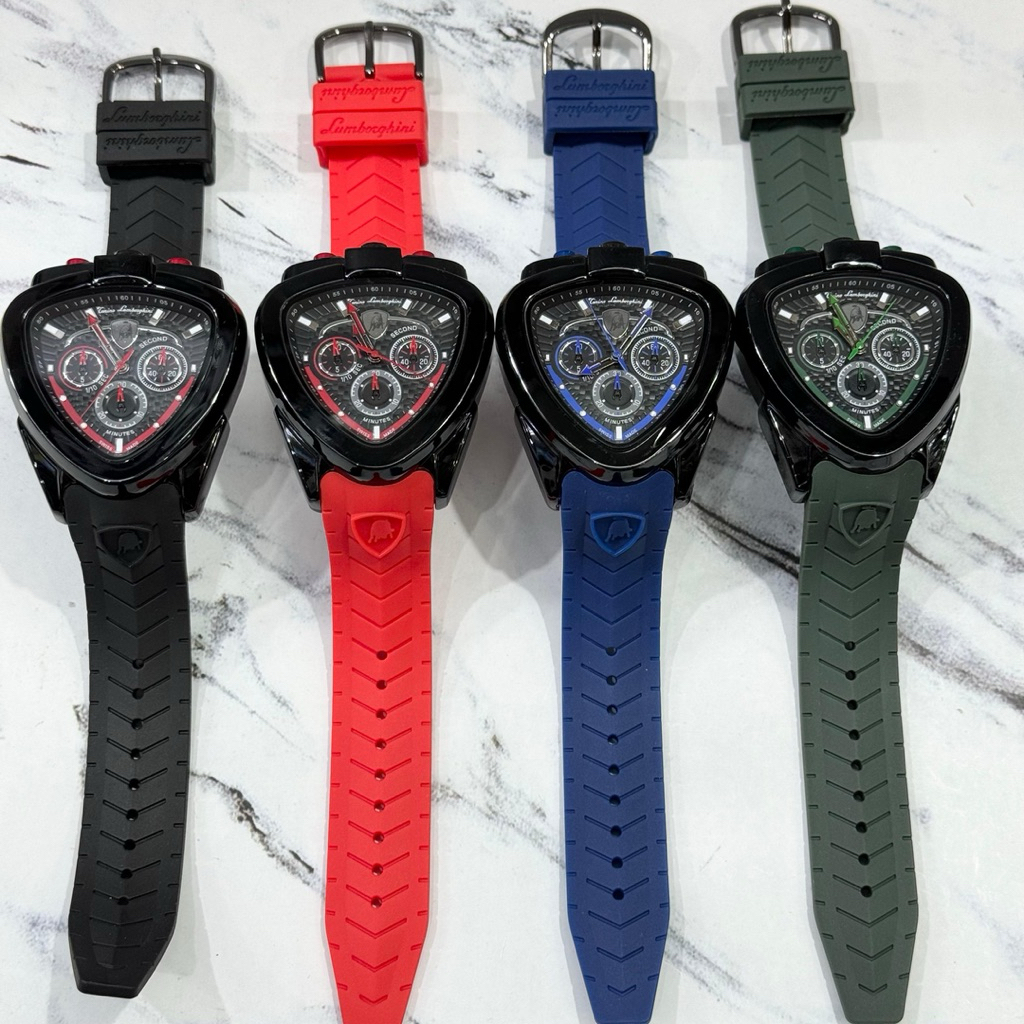 {New Arrival} Jam Tangan Pria Tonino Lamborghini Chronograph Original Waterproof | Case Unik Berbent