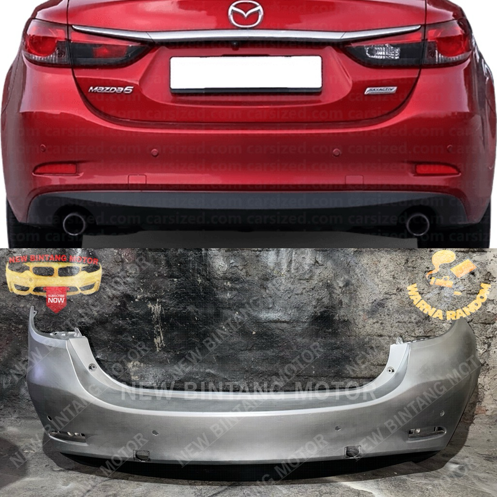 Bumper belakang mazda 6 sedan 2015 2018 original