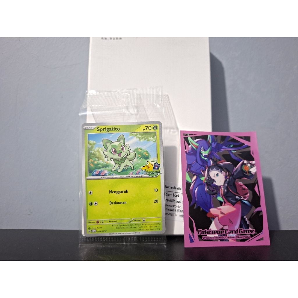 Kartu Pokemon TCG Sprigatito promo (nomor kartu 053/SV-P)